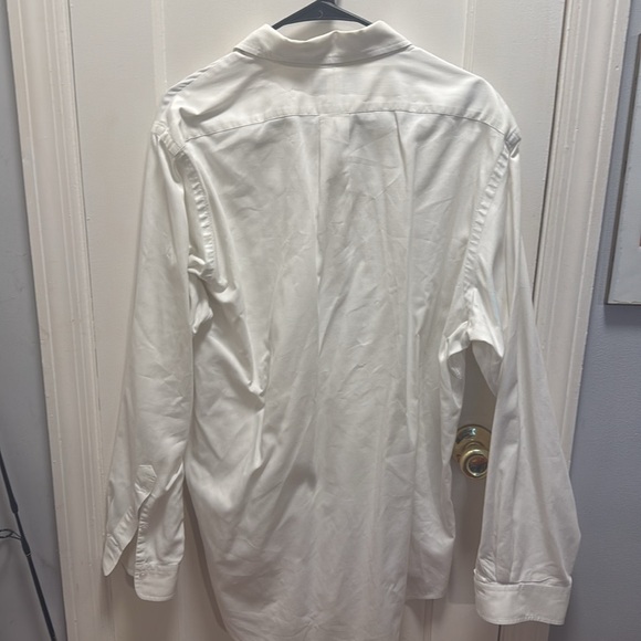 Crispy White Polo Ralph Lauren 100% Cotton Buttondown sz L - Picture 5 of 5